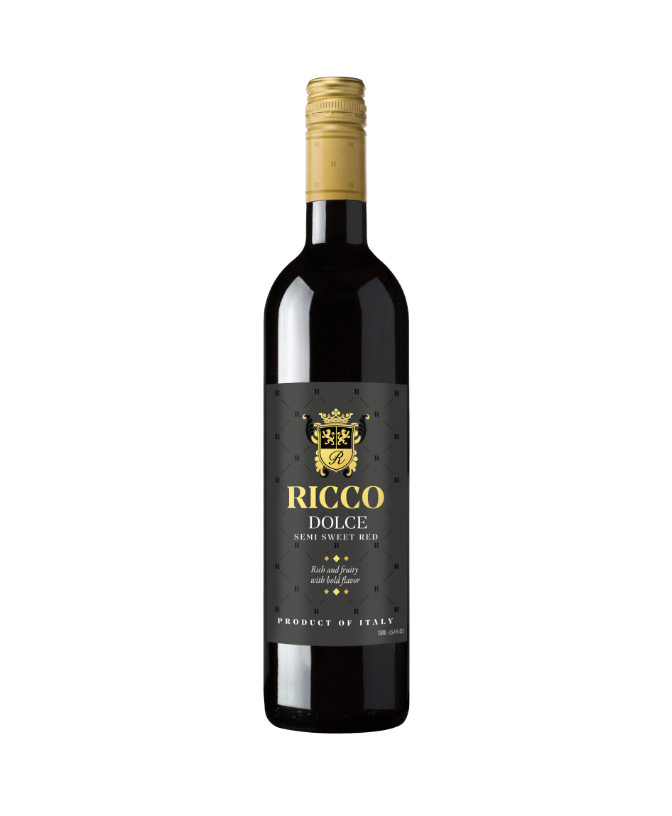 Ricco Dolce Moscato - vang ngọt moscato Italy nhập khẩu nguyên chai.